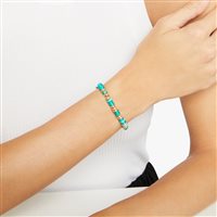 Bracciale Dodo Donna Rondelle Turchese in Argento DBC2004_RONDE_VERAG-3XL - DBC2004_RONDE_VERAG-L